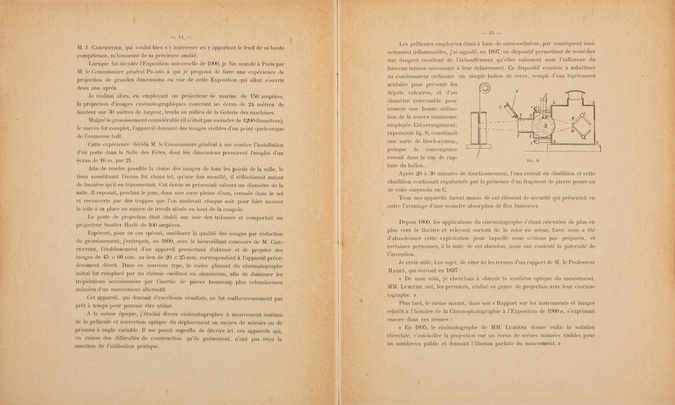 Louis Lumière - Notice sur les titres et travaux de Monsieur Louis Lumière