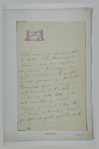 Jules Bois - Sans date, sans lieu, de Jules Bois à Scuffenecker