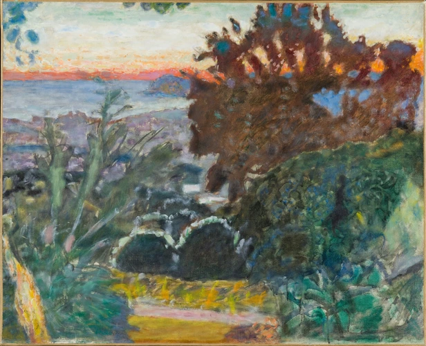 Pierre Bonnard - Paysage au soleil couchant, Le Cannet