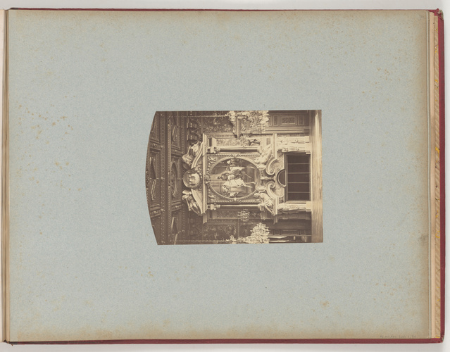 Charles Marville - Vue du Grand Salon de l'Hôtel de Ville de Paris