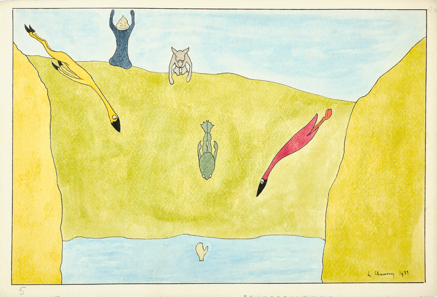 Léopold Chauveau - Paysage monstrueux