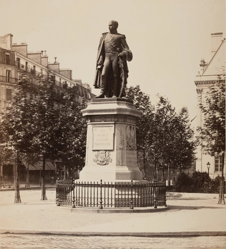 Charles Marville - Vue du monument au Prince Eugène Napoléon