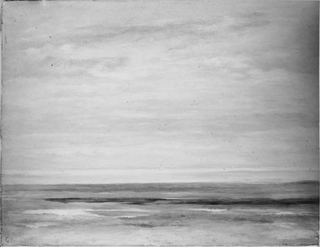 Gustave Courbet - Mer calme à Palavas