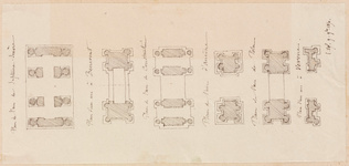 Edouard Villain - Plans de six arcs