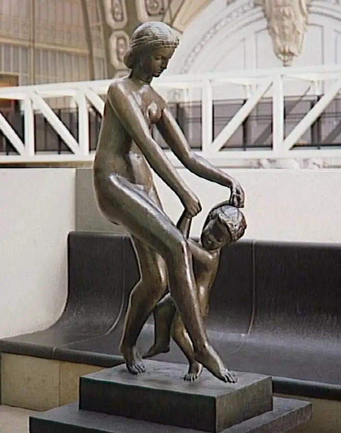 Femme et enfant dansant - Joseph Bernard