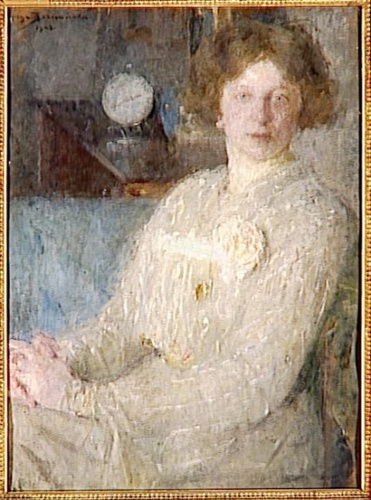 Olga Boznanska - Portrait de jeune dame