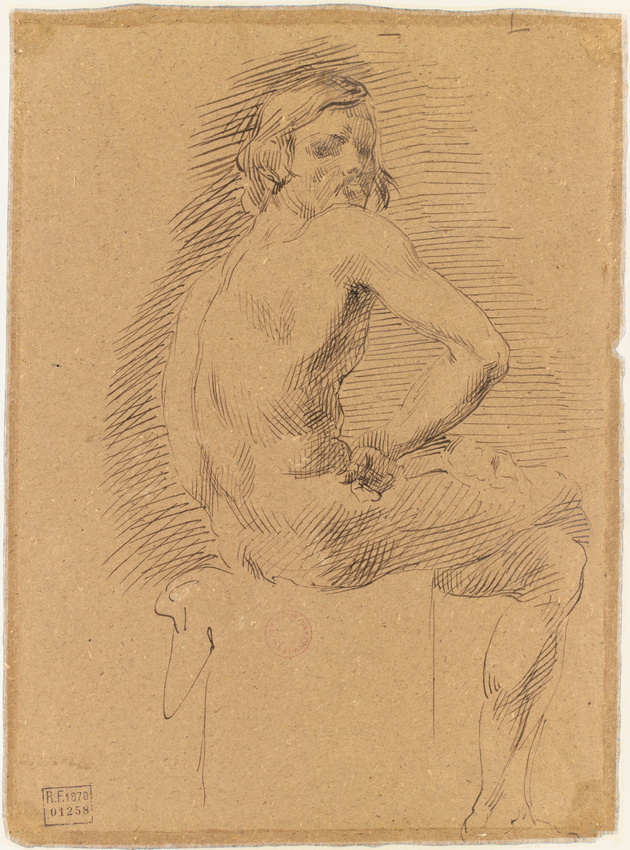 Jean-Baptiste Carpeaux - Etude pour l'un des fils d'Ugolin