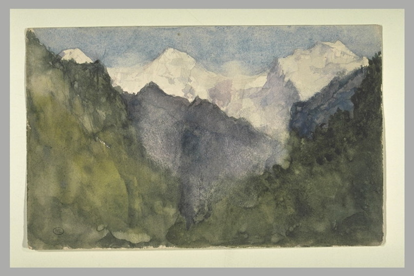 Elie Delaunay - Paysage de la Jungfrau