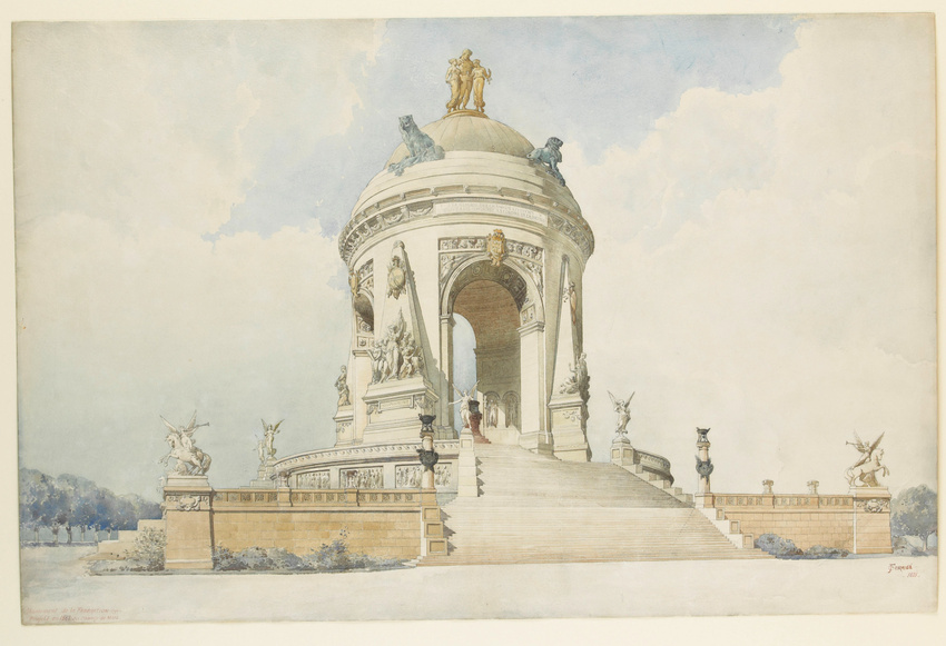 Jean-Camille Formigé - Projet de monument de la Fédération