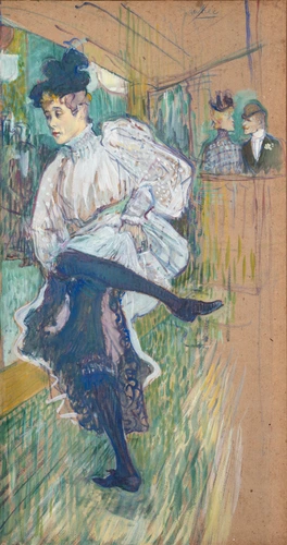 Henri de Toulouse-Lautrec - Jane Avril dansant}