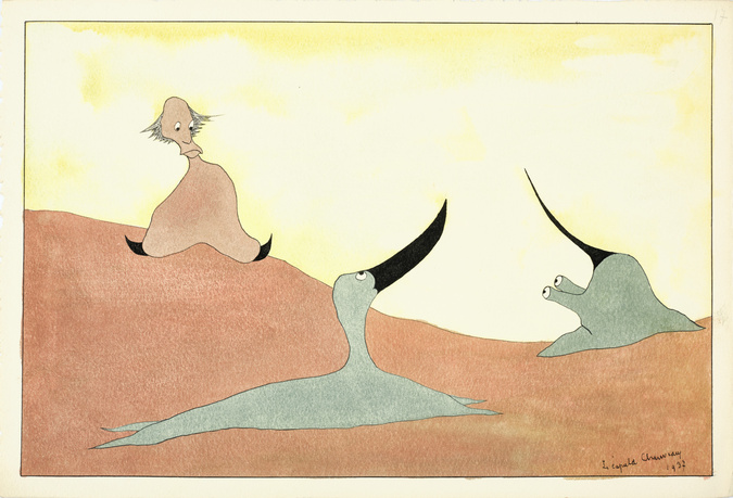 Léopold Chauveau - Paysage monstrueux