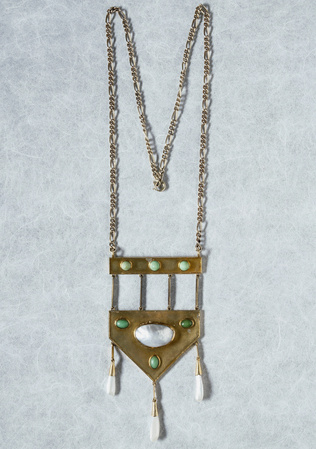 Gustave Serrurier-Bovy - Pendentif avec chaîne
