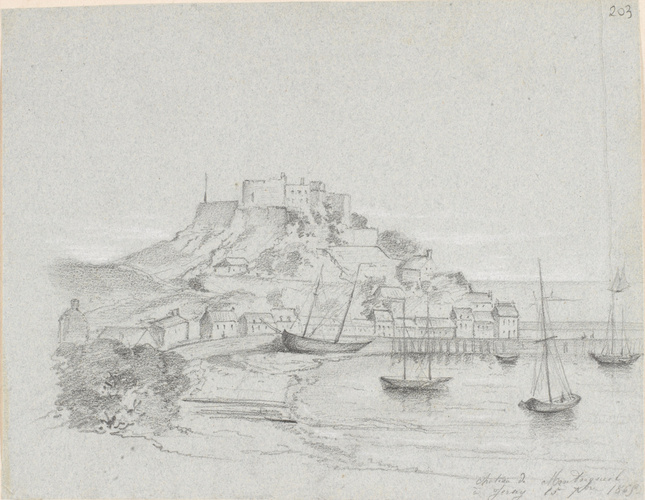 Zélia Boitte - Jersey, mer et château de Montorgueil