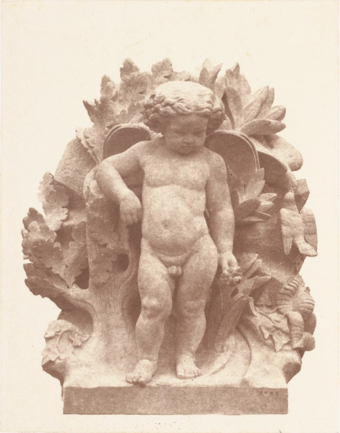Edouard Baldus - "Le Printemps", sculpture de Noémi Constant, décor du palais du...