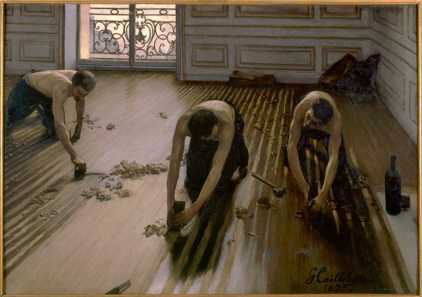Gustave Caillebotte - Raboteurs de parquet