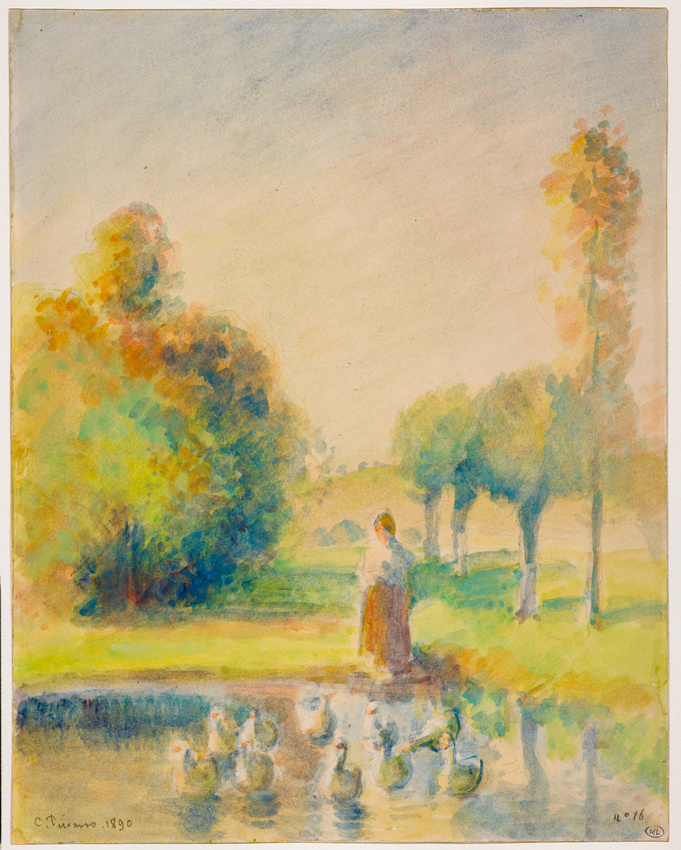 Camille Pissarro - Gardeuse d'oies