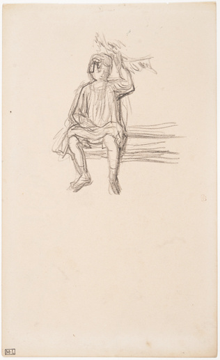 Pierre Bonnard - Petite fille assise