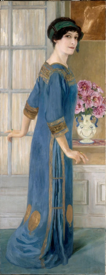 tableau, Clémentine-Hélène Dufau, Portrait de l'artiste, en 1911