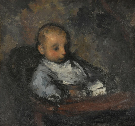 Jakob Smits - Enfant assis sur sa petite chaise