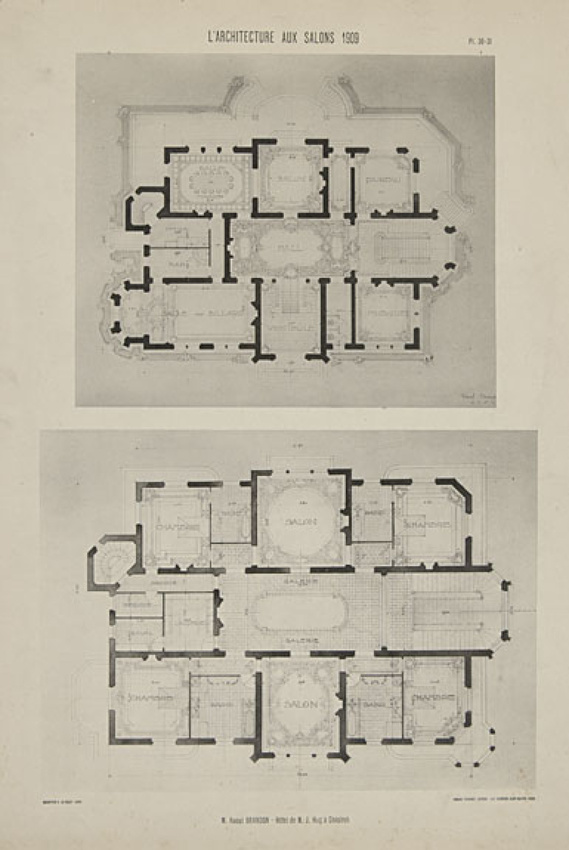 Raoul Brandon - Hôtel de M. J.J. Hug à Gésireh (Egypte)
