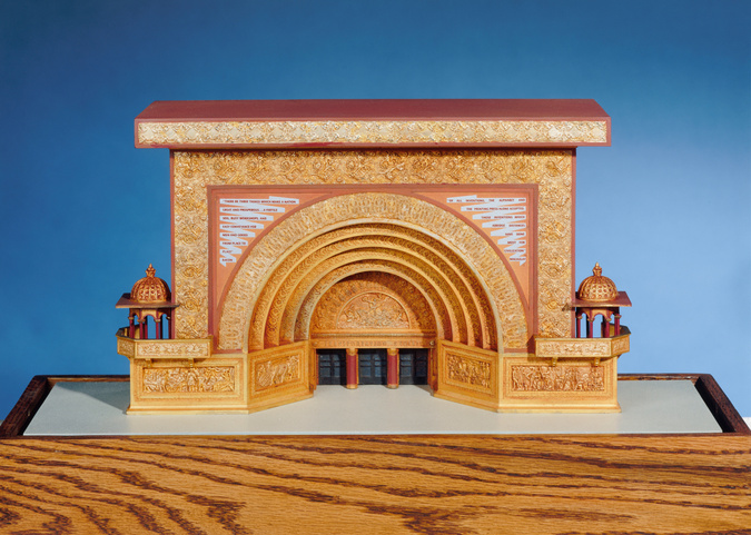 Adler and Sullivan - Maquette du Pavillon des transports de la World's Columbian...