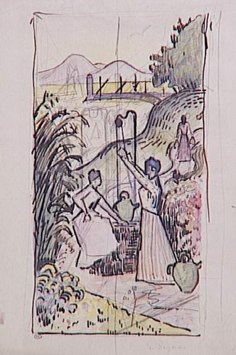 Paul Signac - Femmes au puits