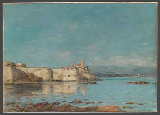 Eugène Boudin - Le Port d'Antibes