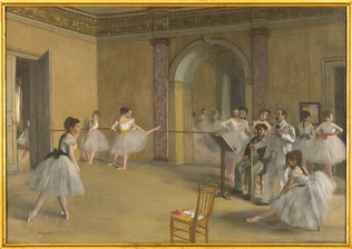Edgar Degas - Le Foyer de la danse à l'Opéra de la rue Le Peletier