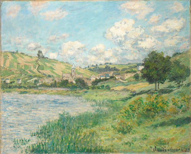 Claude Monet - Paysage. Vétheuil