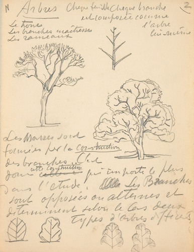 Eugène Grasset - Arbre et feuille