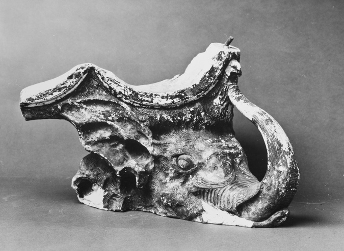 Modèle d'un bronze d'ameublement en forme de tête d'éléphant