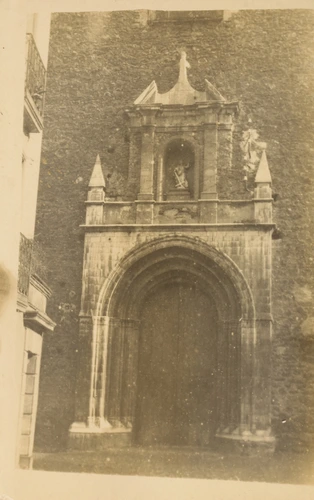 Paul Haviland - Céret, portail de l'église Saint-Pierre