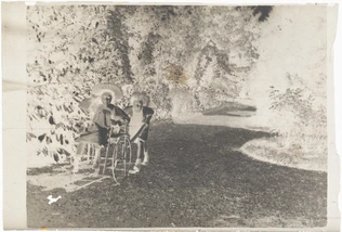 Pierre Bonnard - Robert poussant Renée dans une carriole