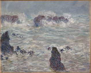 Claude Monet - Tempête, côtes de Belle-Ile