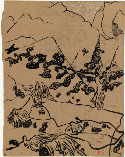 Paul Sérusier - Paysage montagneux