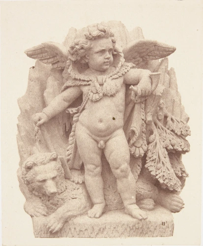 Edouard Baldus - "Le Nord", sculpture d'Amédée Donatien Doublemard, décor du pal...