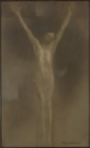 Eugène Carrière - Christ en croix