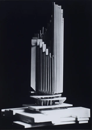 Jim Purcell - Projet pour la construction d'un nouvel hôtel d'Orsay (1961) par J...