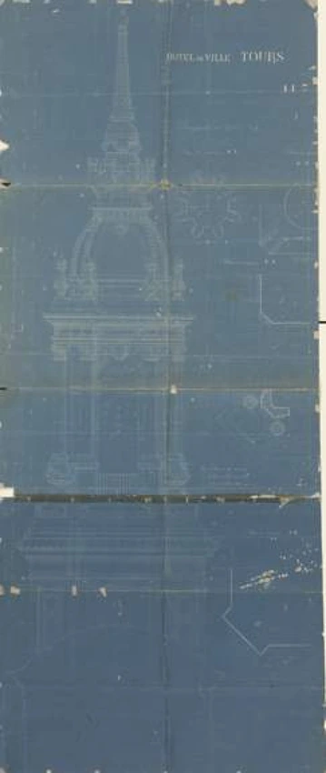 Hôtel de ville de Tours, campanile - Victor Laloux