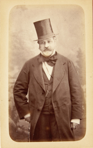 Gaston Floret - Portrait de M. Paton, rédacteur en chef des Débats