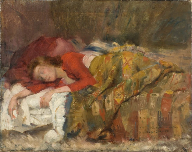 Lovis Corinth - Jeune femme endormie