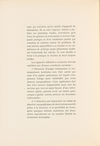 Anonyme - Trois brochures de présentation du Télégraphoscope des frères Belin