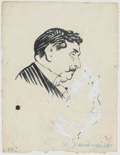 René Hermann-Paul - Georges de Grandmaison, député du Maine-et-Loire, témoin à d...