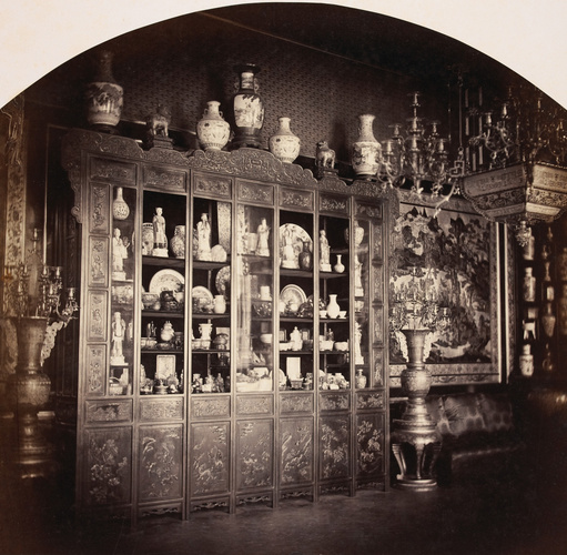 Pierre-Ambroise Richebourg - Vue intérieure du pavillon chinois de l'impératrice...