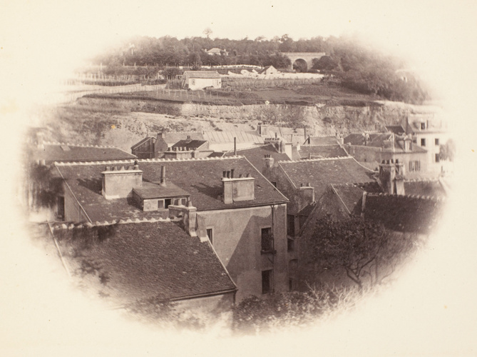 Achille Bonnuit - Sèvres, vue des toits