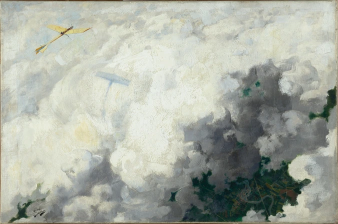 André Devambez - Le seul oiseau qui vole au-dessus des nuages