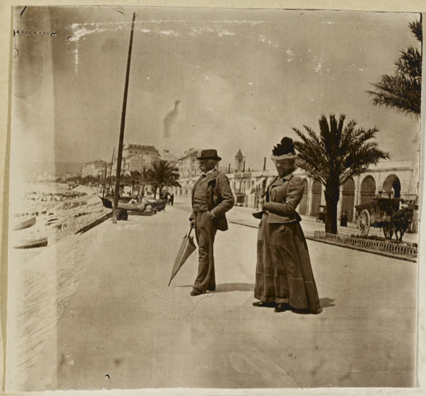 Edmond Evenepoel et Sophie Fraikin-Devis à Nice - Henri Evenepoel
