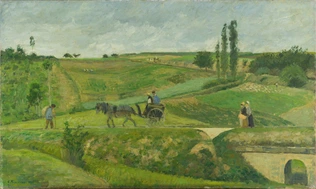 Camille Pissarro - Route d'Ennery