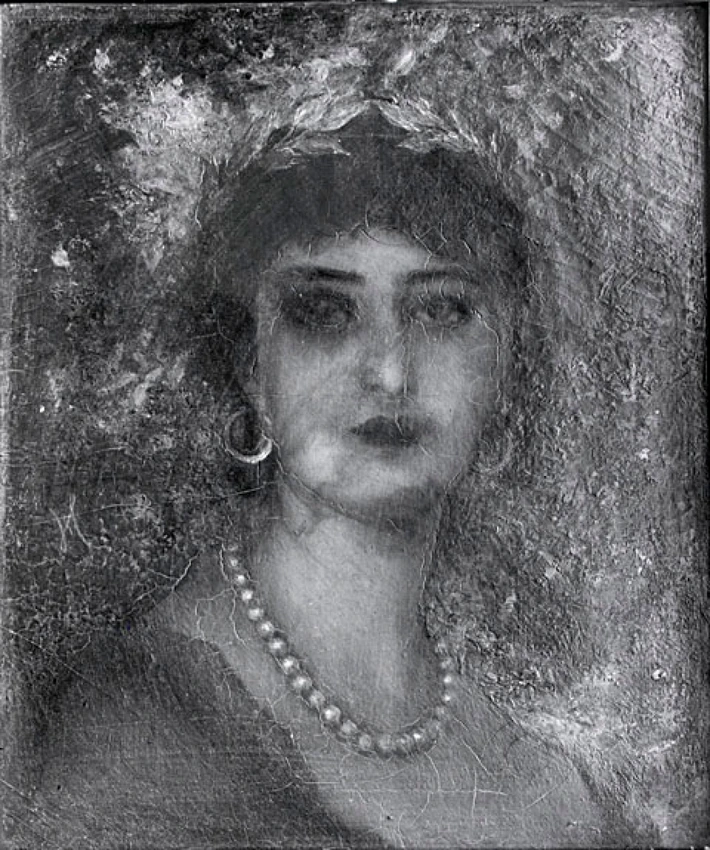 Portrait de femme - Ernest Hébert
