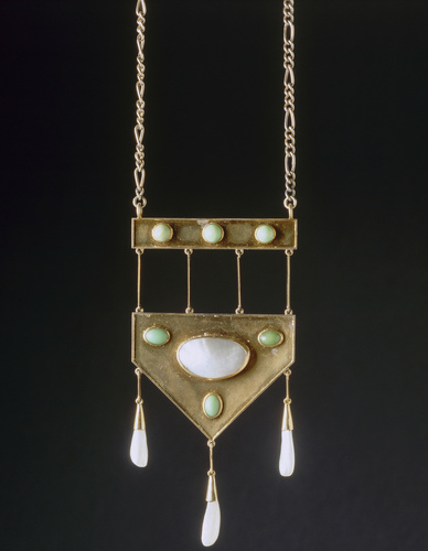 Gustave Serrurier-Bovy - Pendentif avec chaîne
